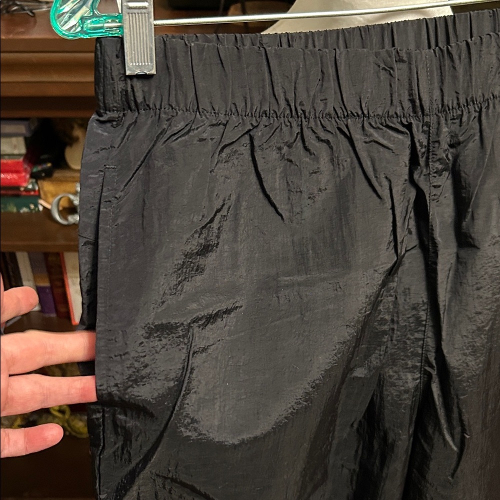 GAP Black Track Joggers with Elastic Waist - Picture 2 of 11